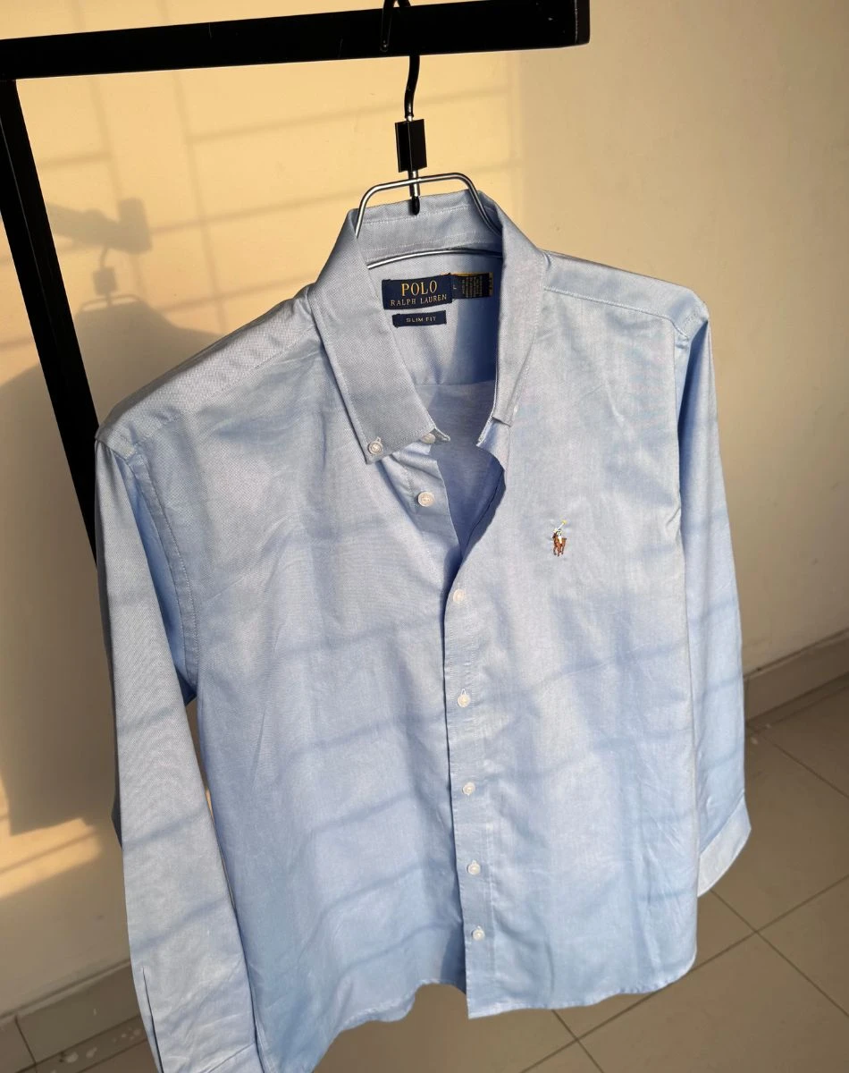 Solid Sky Blue Oxford Cotton - SOL2601004