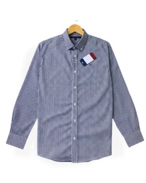 Classic cotton gingham check full sleeve shirt - DM250734