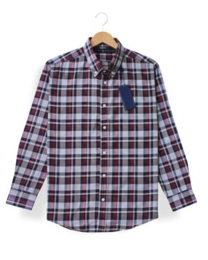 Classic tartan plaid cotton check shirt for men - DM250733