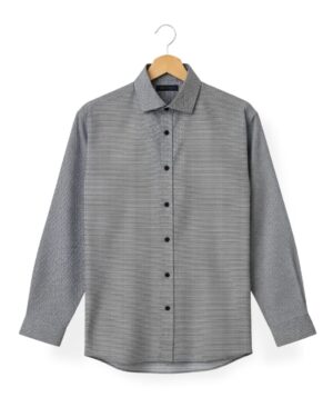 Premium Ash Printed Cotton Poplin Shirt