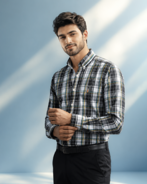 The Heritage Apex Plaid Check Cotton Shirt