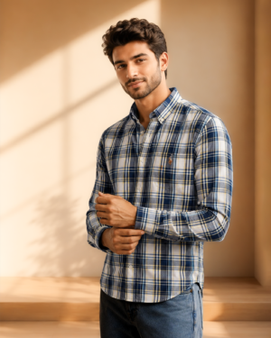 The Monarch Multi-Plaid Check Cotton Shirt